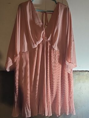 French kyss Dusty Peach Dress